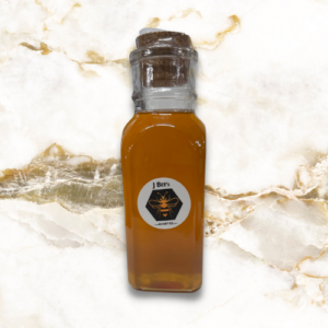 1 Pound Pure Raw Honey in Glass Muth Jar